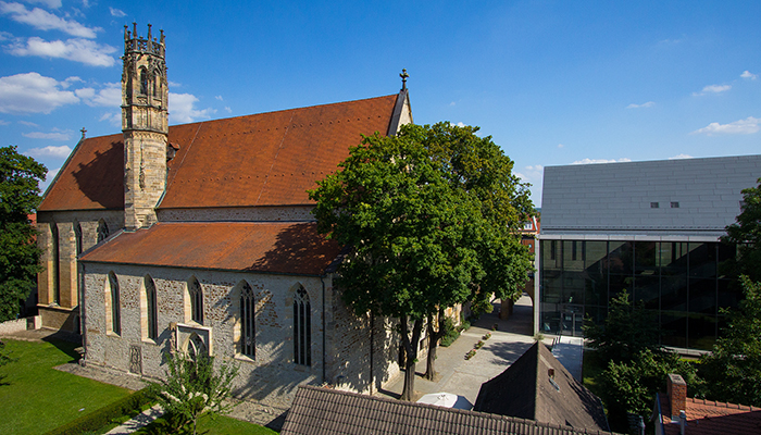 View on monestry in Erfurt